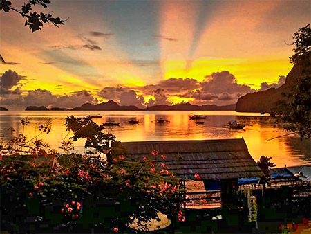 El Nido sunset El Nido sunset