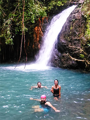 swim in secluded freshwater pools